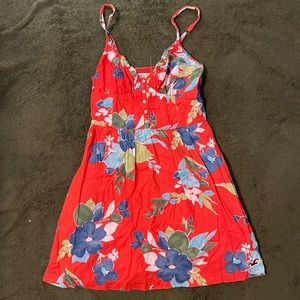 Hollister sleeveless floral print dress